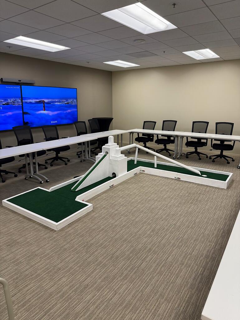 Custom mini golf event by Putt Putt Party Rentals