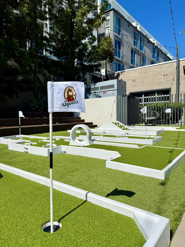 Custom mini golf event by Putt Putt Party Rentals