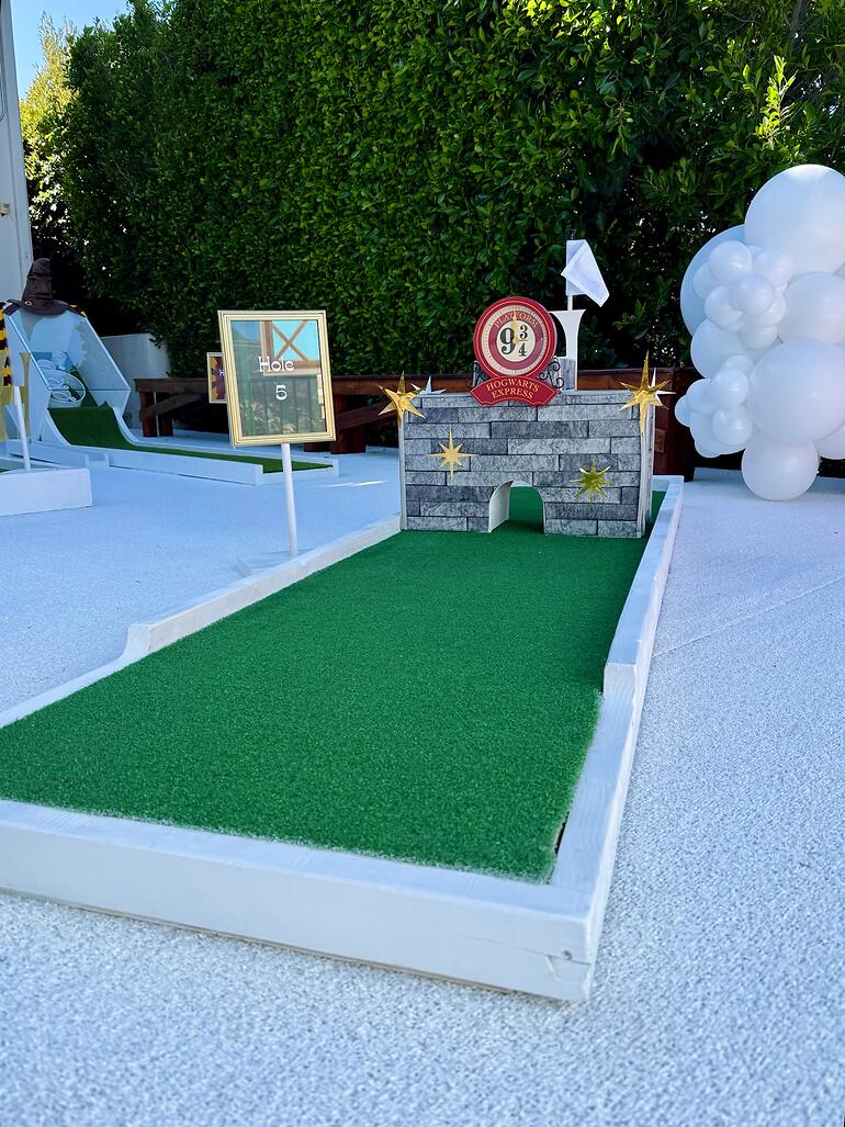 Custom mini golf event by Putt Putt Party Rentals