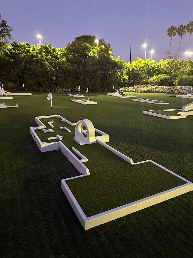 Custom mini golf event by Putt Putt Party Rentals