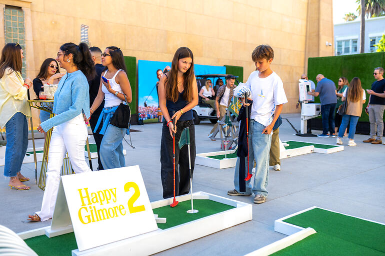 Custom mini golf event by Putt Putt Party Rentals