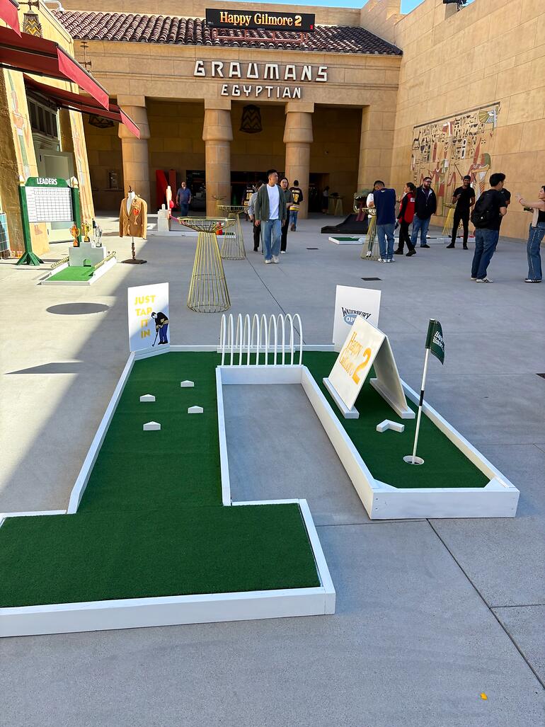 Custom mini golf event by Putt Putt Party Rentals