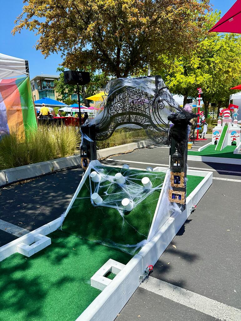 Custom mini golf event by Putt Putt Party Rentals