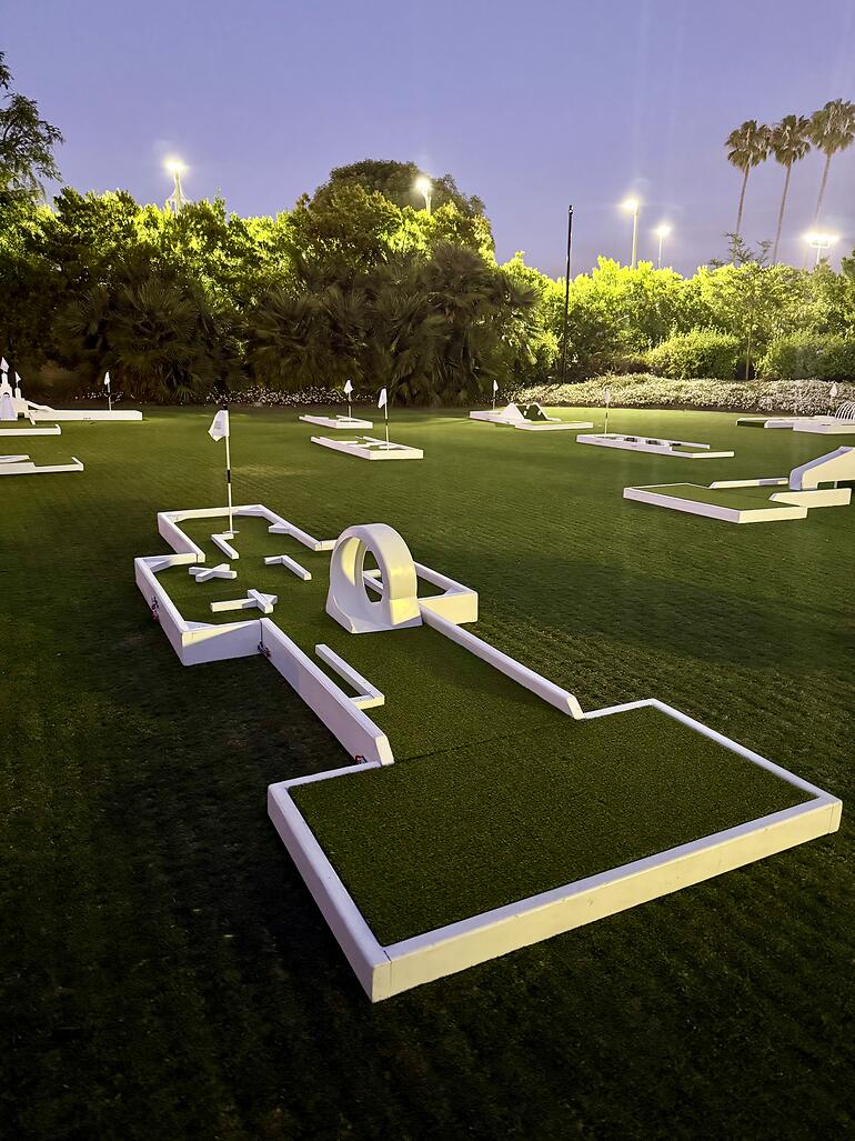 Custom mini golf event by Putt Putt Party Rentals