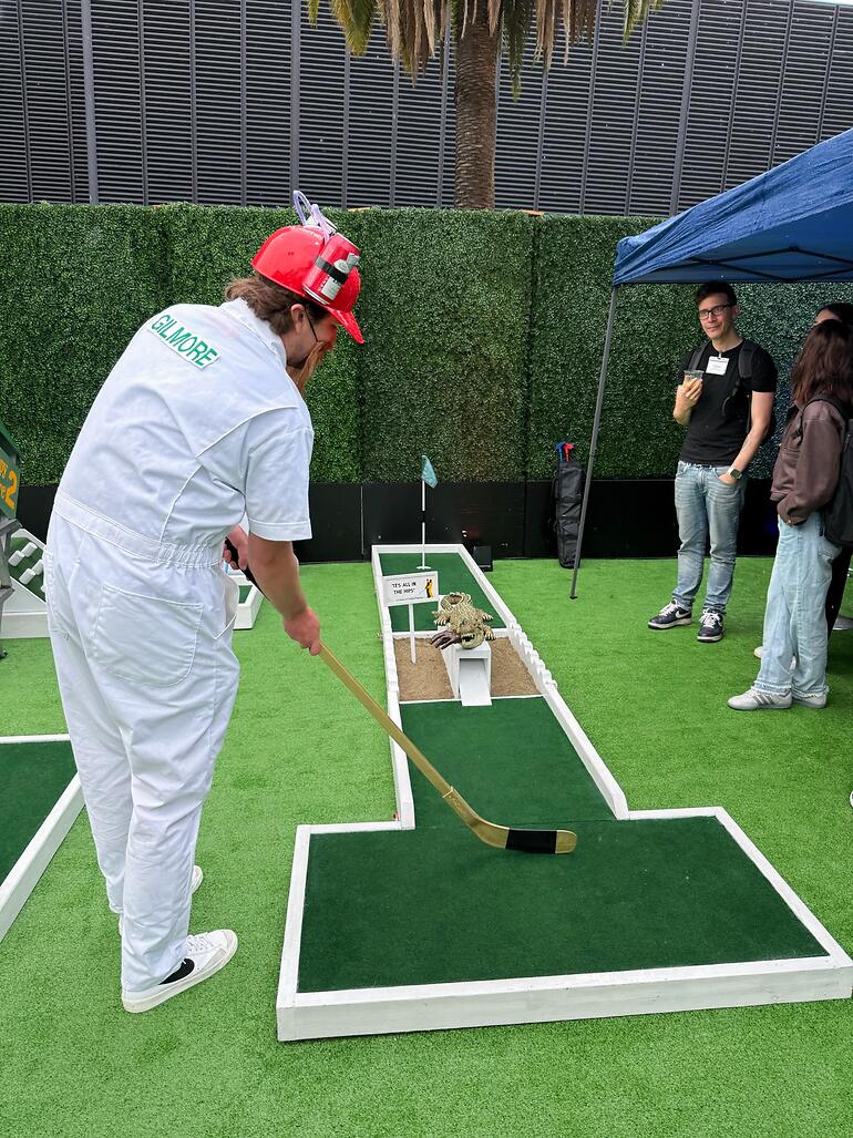 Custom mini golf event by Putt Putt Party Rentals