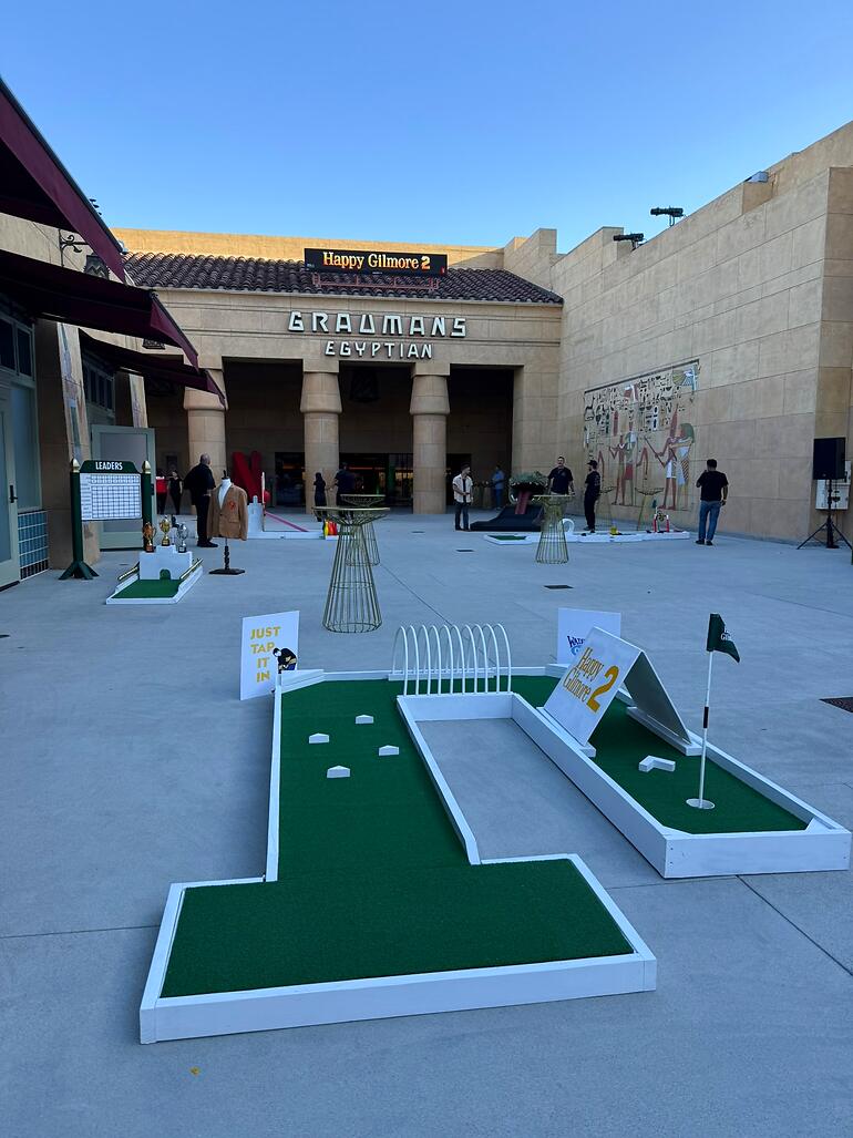 Custom mini golf event by Putt Putt Party Rentals
