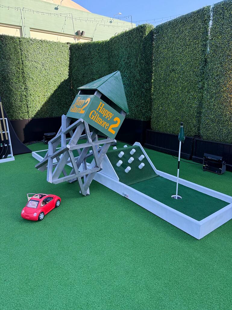 Custom mini golf event by Putt Putt Party Rentals