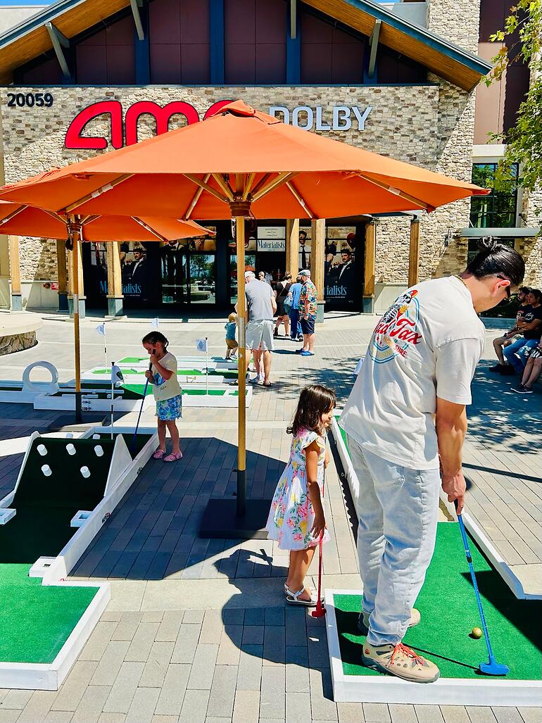 Custom mini golf event by Putt Putt Party Rentals
