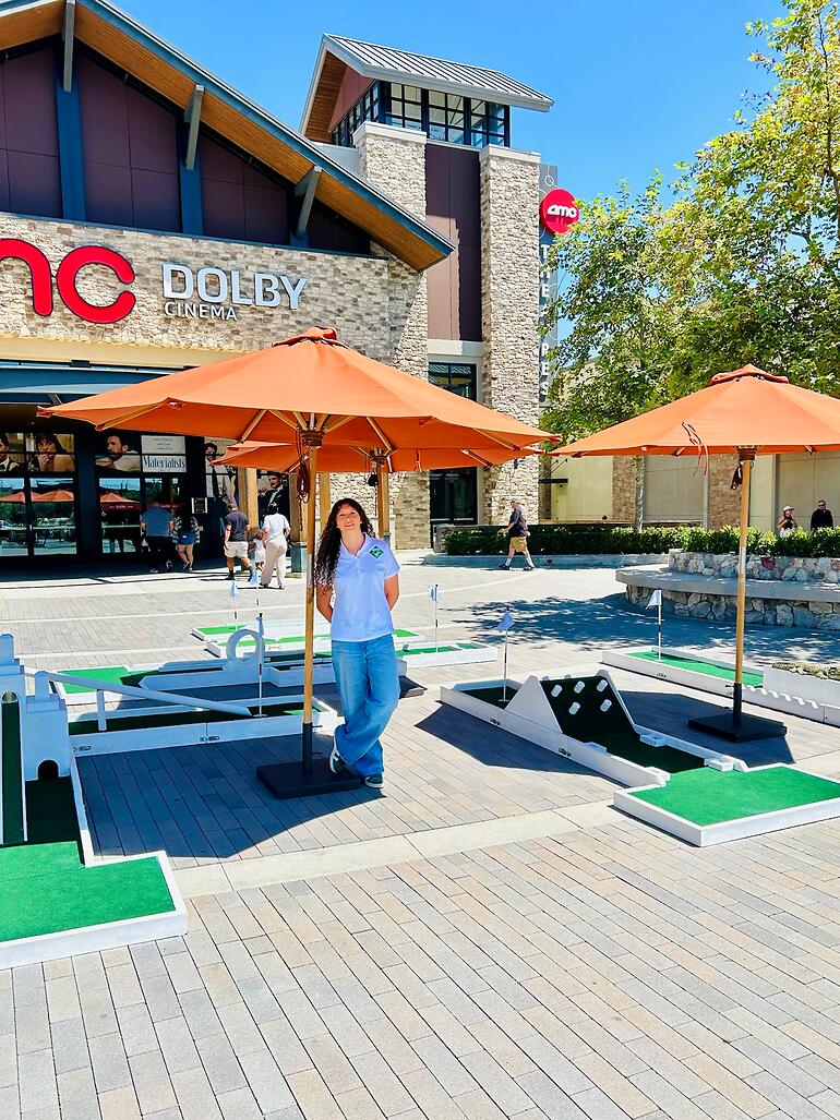 Custom mini golf event by Putt Putt Party Rentals