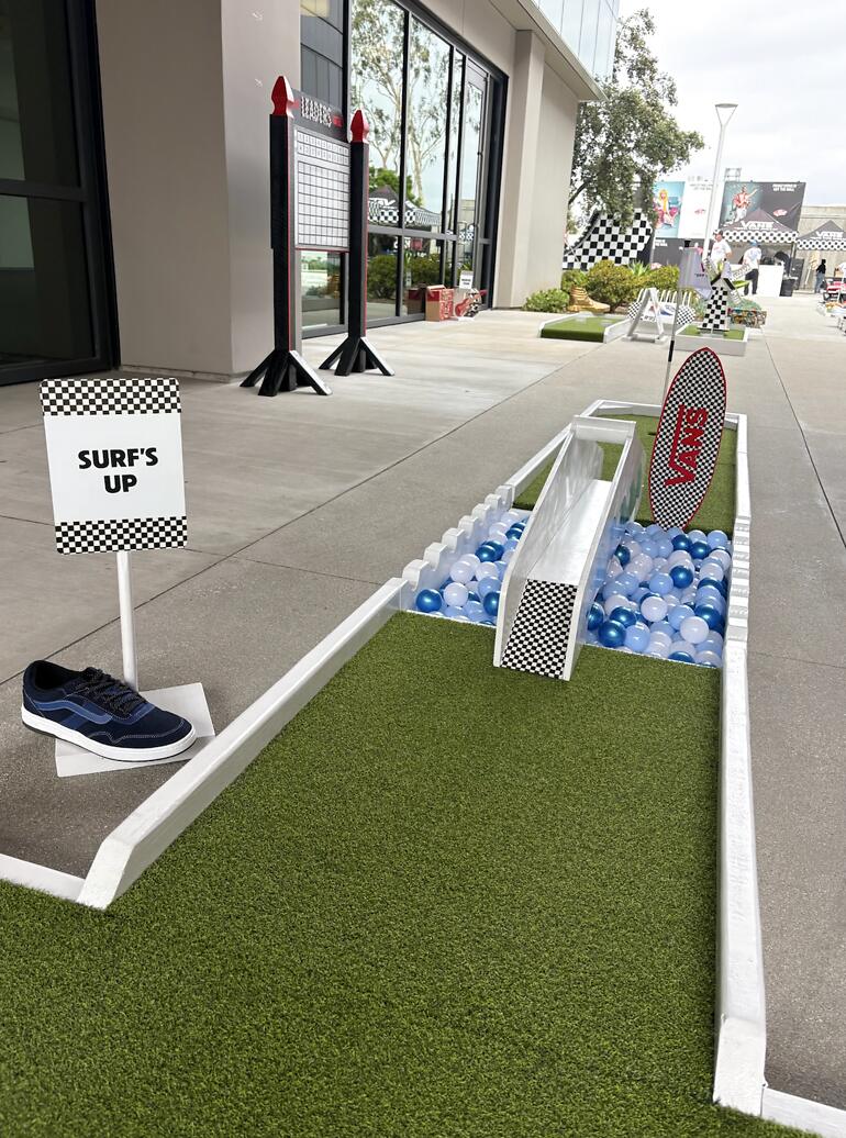 Custom mini golf event by Putt Putt Party Rentals