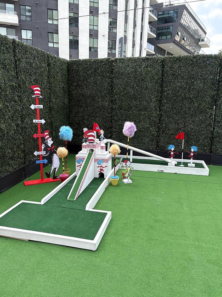 Custom mini golf event by Putt Putt Party Rentals