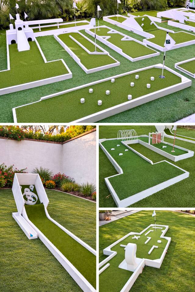 Custom mini golf course builds